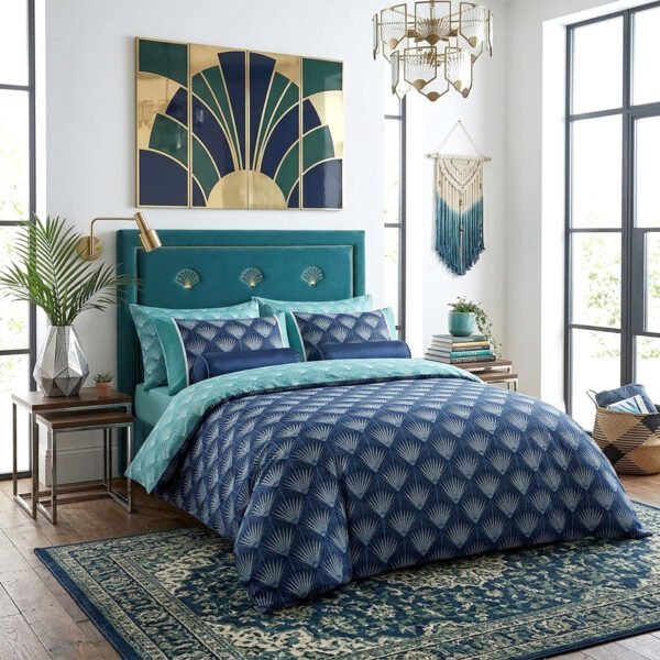 Soft Egyptian Reversible Duvet Cover Set - Kaya