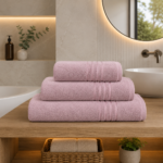 Highly Absorbent Quick Dry Towel Set - Blush Pink