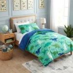 Teddy Bear Kids Dinosaur Roar Duvet Cover Set
