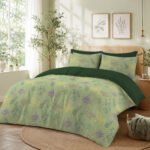Luxury Botanical Complete Bedding Set - Green