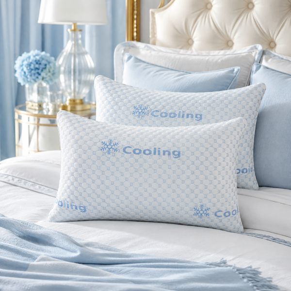 Cool Memory Foam Pillow Pack of 2 - White