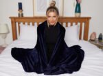 Luxury Fluffy Fleece Couch Throw - Navy - Image 7