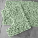 2-Piece Loop Bath Mat Set - Sage Green