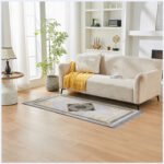 Luxury Greek Key Non Slip Area Rug - Charcoal - Image 2