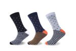 12 Pack Men’s Cotton Socks – Multi Pattern Set