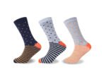 12 Pack Men’s Cotton Socks – Multi Pattern Set