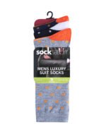 12 Pack Men’s Cotton Socks – Multi Pattern Set