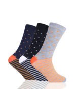 12 Pack Men’s Cotton Socks – Multi Pattern Set