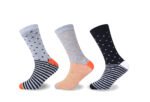 12 Pack Men’s Cotton Socks – Multi Pattern Set