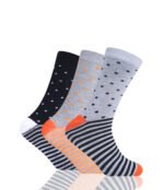 12 Pack Men’s Cotton Socks – Multi Pattern Set