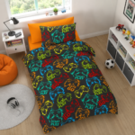 Boys Gaming Theme Duvet Cover Set - Multi