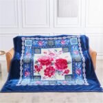 Sherpa Fleece Floral Weighted Blanket 4Kg