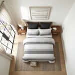 Luxury Stripe Complete Bedding Set - Charcoal