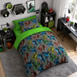 Boys Bicycle Print Duvet Cover Set - Multi