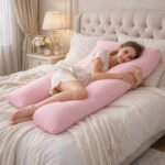 U Shaped Full Body Maternity Pillow Pink