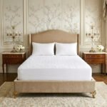Percale Quilted Mattress Protector - White