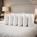 Pinch Pleat Soft Support Pillow - White (Pack Of 6)