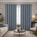 Premium Pattern Window Cover Set - Grey