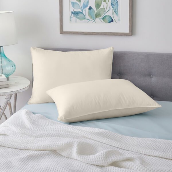 100% Cotton 400 TC Housewife Pillow Case - Cream
