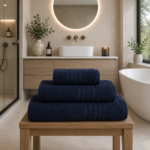 Highly Absorbent Quick Dry Towel Set - Navy