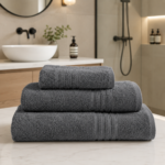 Highly Absorbent Quick Dry Towel Set - Charcoal