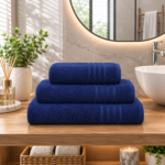 Highly Absorbent Quick Dry Towel Set - Blue