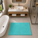 Premium Absorbent Bath Mat - Turqouise