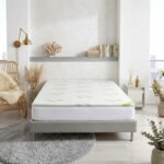 Luxury 2cm Bamboo Mattress Topper Comfort - White - Image 3