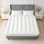 Luxury Deep Filled 6cm Mattress Topper – White
