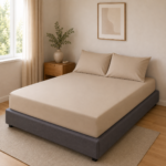 Non Iron Extra Deep Fitted Sheet - Natural