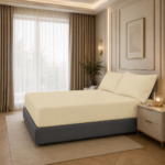Non Iron Extra Deep Fitted Sheet - Cream