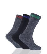 12 Pack Men’s Classic Breathable Cotton Socks - Melange