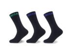3 Pack Men’s Classic Breathable Cotton Socks - Black
