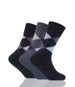 12 Pack Men’s Breathable Cotton Crew Socks - Bng