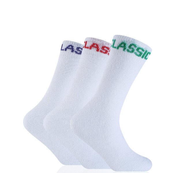 12 Pack Men’s Classic Breathable Cotton Socks - White