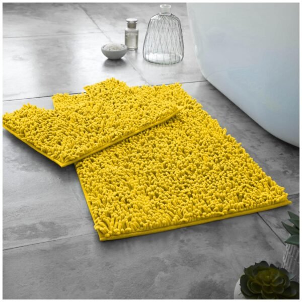 Extra Large Loop Bath Mat Set - Ochre