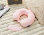 Ergonomic Neck & Head Support Pillow - Pink