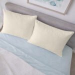 100% Cotton 400 TC Housewife Pillow Case - Cream - Image 3