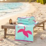 Sand Free Beach Towel Flamingo - Pink