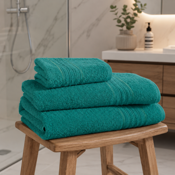 Highly Absorbent Quick Dry Towel Set - Aqua