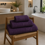 Highly Absorbent Quick Dry Towel Set - Purple