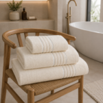 Highly Absorbent Quick Dry Towel Set - Cream