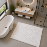 Premium Absorbent Bath Mat - White
