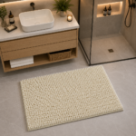Premium Absorbent Bath Mat - Mocha