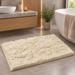 Premium Absorbent Bath Mat - Cream