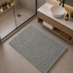 Premium Absorbent Bath Mat - Grey