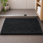 Premium Absorbent Bath Mat - Black