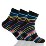 12 Pack Men’s Stripe Socks – Burst Design Set - Image 4