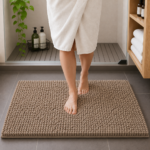 Premium Absorbent Bath Mat - Camel
