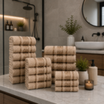 100% Cotton Quick Dry Greek Towel Set - Natural